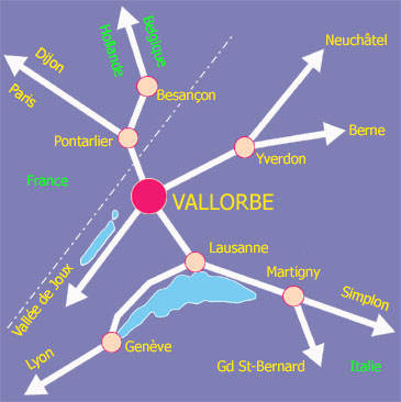 Carte de la région